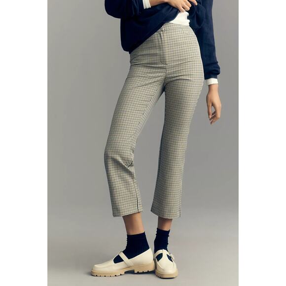 Anthropologie Maeve Plaid Crop Pants - New Size 4 - Picture 2 of 5